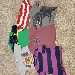 Lot of boy's 4T small shirts